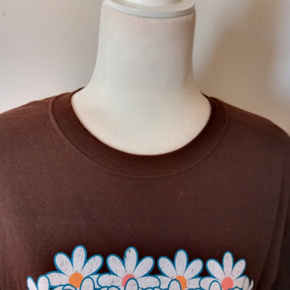 Port & Company Colorful Pastel Pumpkin Graphic T-Shirt Women's Size XL - Picture 4 of 8